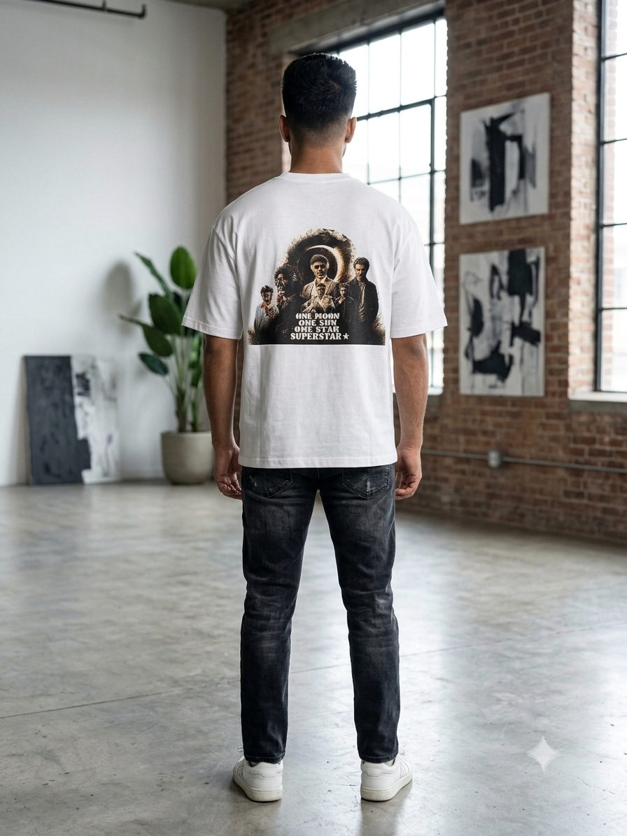 HUKUM WHITE SUPERSTAR TEES
