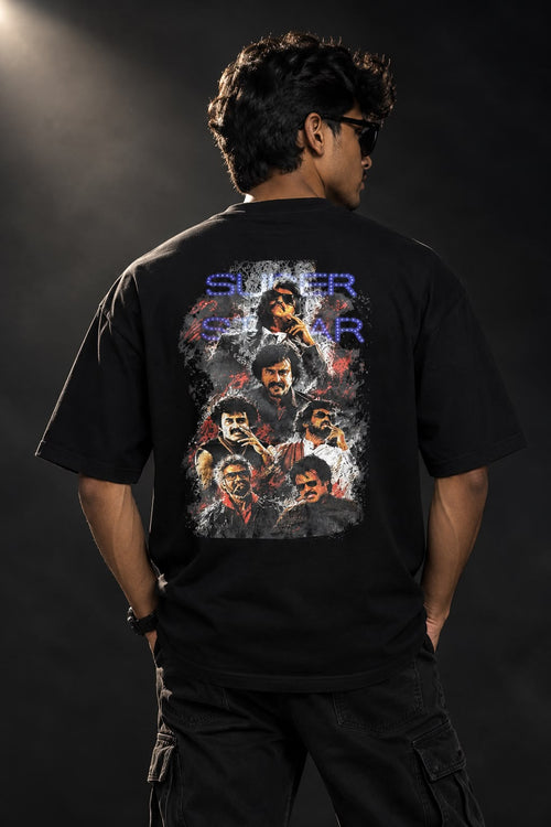 BLACK THALAIVAR JAILER TEES